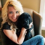 Donna Stanley with Endless Mountain Labrador pup